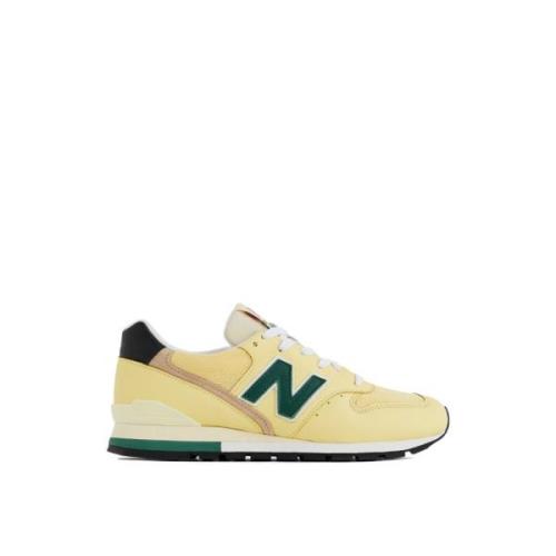 New Balance USA Sneakers Sulphur/Forest Green Logo Yellow, Herr