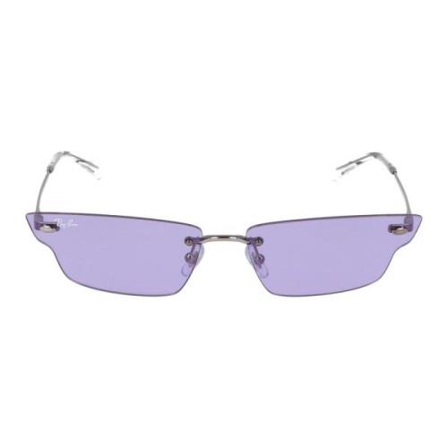 Ray-Ban Oregelbunden Metallram Solglasögon RB 3731 Gray, Unisex