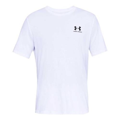 Under Armour Sportstyle T-shirt Andningsbar Lättvikts Gym Löpning Whit...