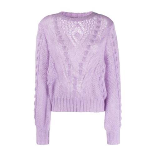 Twinset Sweatshirts Purple, Dam