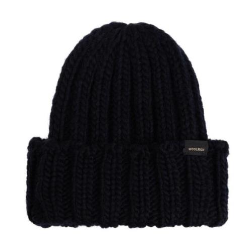 Woolrich Flätad Hatt Blue, Dam