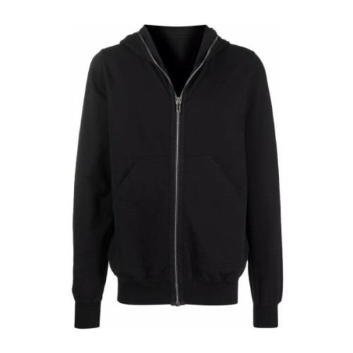 Rick Owens Svart Bomulls Sweatshirt Ss22 Black, Herr