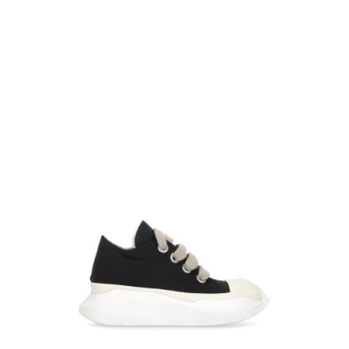 Rick Owens Svarta Drkshdw Tyg Sneakers Black, Herr