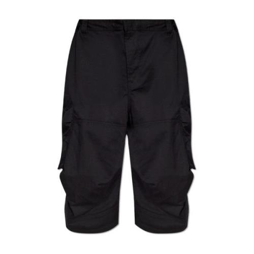 Diesel Shorts med fickor P-Arne-Short-A Black, Herr