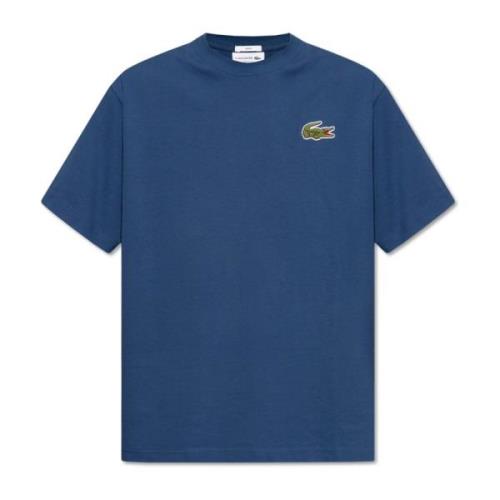 Lacoste T-shirt med logotyp Blue, Unisex