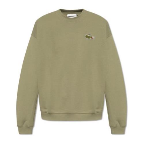 Lacoste Sweatshirt med logotyp Green, Unisex