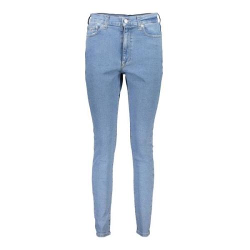 Tommy Hilfiger Blå Jeans 5-Ficka Blue, Dam