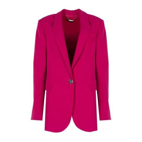 Liu Jo Elegant Blazer med knappstängning Pink, Dam