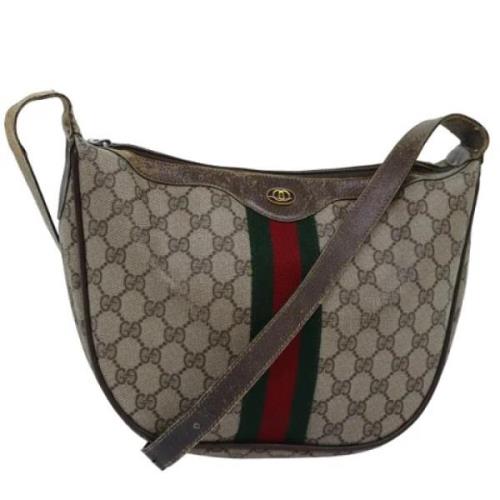 Gucci Vintage Pre-owned Laeder gucci-vskor Beige, Dam