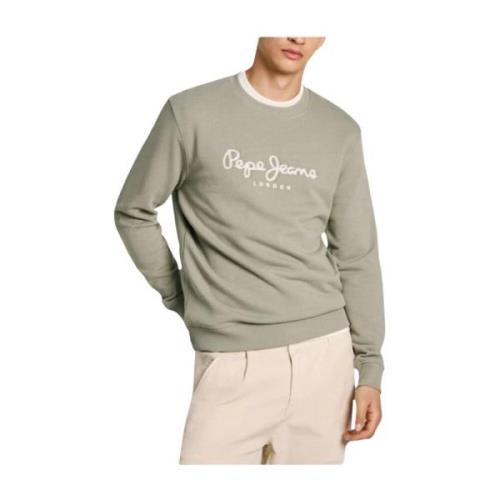 Pepe Jeans Modern Crew Neck Sweatshirt Green, Herr