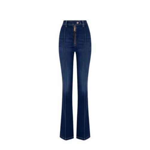 Elisabetta Franchi Snygga Jeans för Kvinnor Blue, Dam