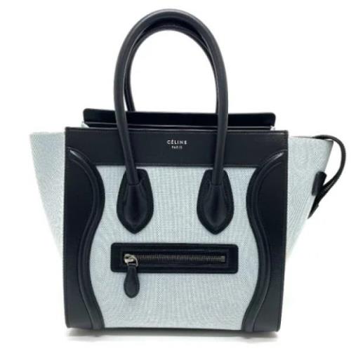 Celine Vintage Pre-owned Laeder totevskor Blue, Dam