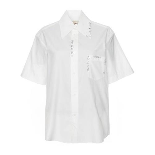 Marni Lösblus med Spetskrage White, Dam