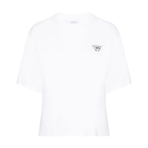 Off White Vit Bow Arrow T-shirt White, Dam