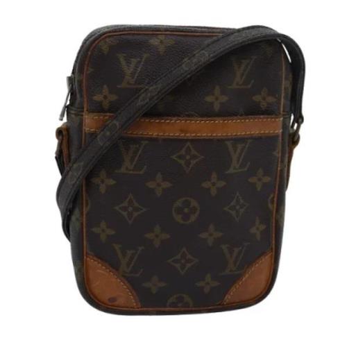 Louis Vuitton Vintage Pre-owned Canvas axelremsvskor Brown, Dam