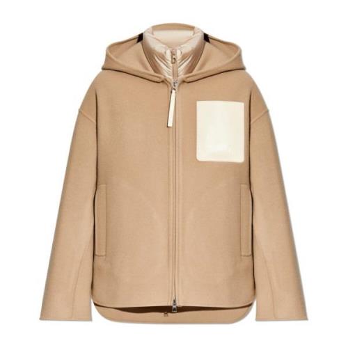 Moncler Tvåskiktsjacka Almandine Beige, Dam