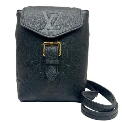 Louis Vuitton Vintage Pre-owned Laeder ryggsckar Black, Dam