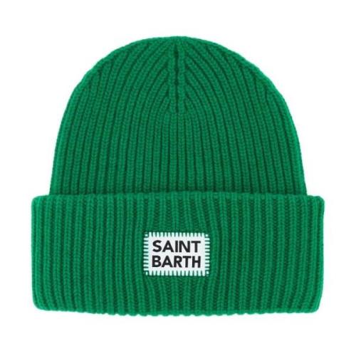 MC2 Saint Barth Grön ullblandad beanie mössa Green, Dam