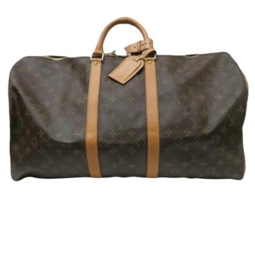 Louis Vuitton Vintage Pre-owned Canvas resvskor Brown, Dam