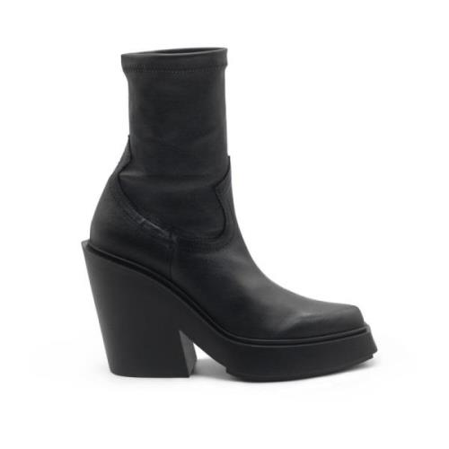 Vic Matié Svart Stretch Western Bootie Tetrix Black, Dam