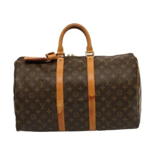 Louis Vuitton Vintage Pre-owned Canvas resvskor Brown, Unisex