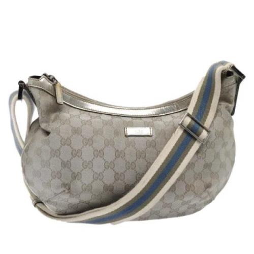 Gucci Vintage Pre-owned Canvas gucci-vskor Gray, Dam