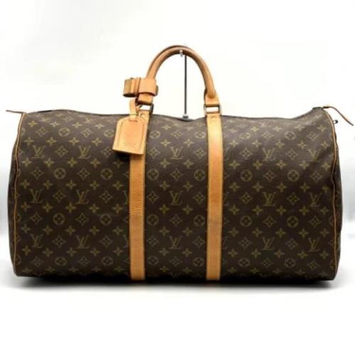 Louis Vuitton Vintage Pre-owned Canvas handvskor Brown, Dam