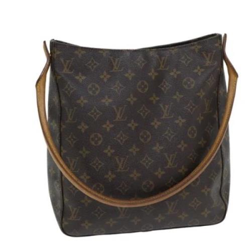 Louis Vuitton Vintage Pre-owned Canvas handvskor Brown, Dam