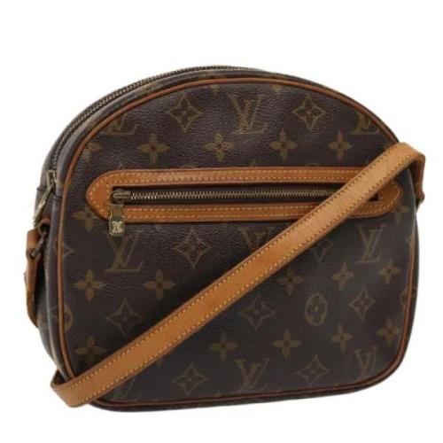 Louis Vuitton Vintage Pre-owned Canvas axelremsvskor Brown, Dam