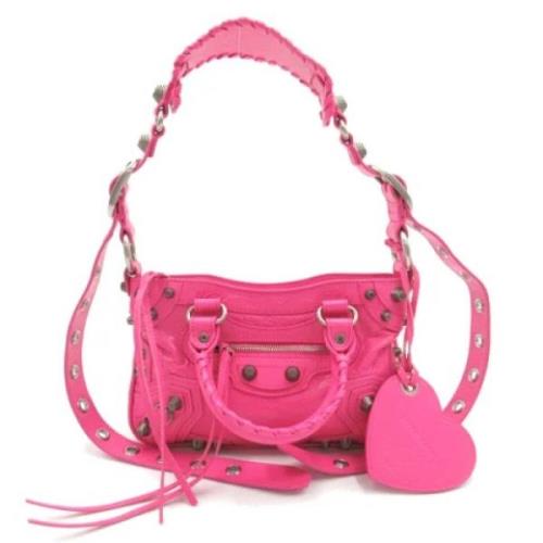 Balenciaga Vintage Pre-owned Laeder totevskor Pink, Dam