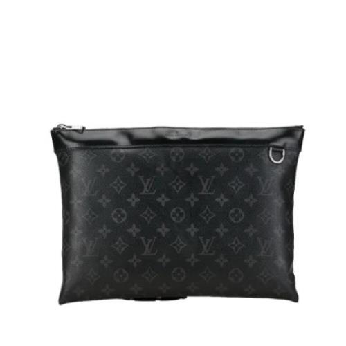 Louis Vuitton Vintage Pre-owned Canvas kuvertvskor Black, Dam