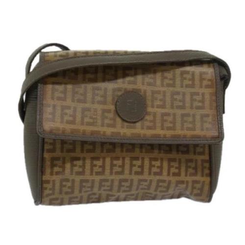 Fendi Vintage Pre-owned Canvas fendi-vskor Beige, Dam