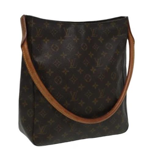 Louis Vuitton Vintage Pre-owned Canvas handvskor Brown, Dam