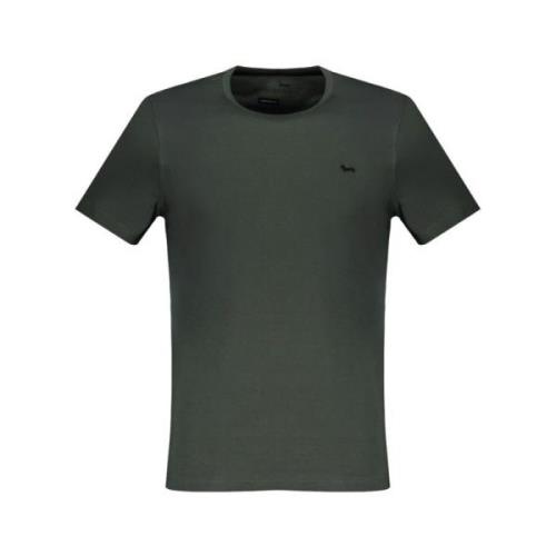 Harmont & Blaine Grön Bomull Broderad Logotyp T-shirt Green, Herr