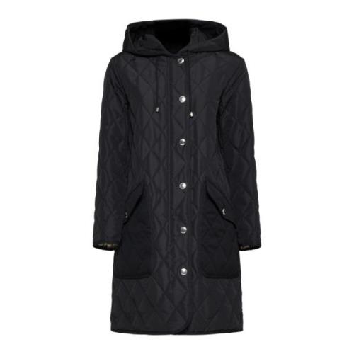 Burberry Svarta Vinterrockar Black, Dam