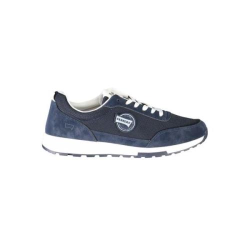 Carrera Blå Polyester Sneaker med Kontrastdetaljer Blue, Herr