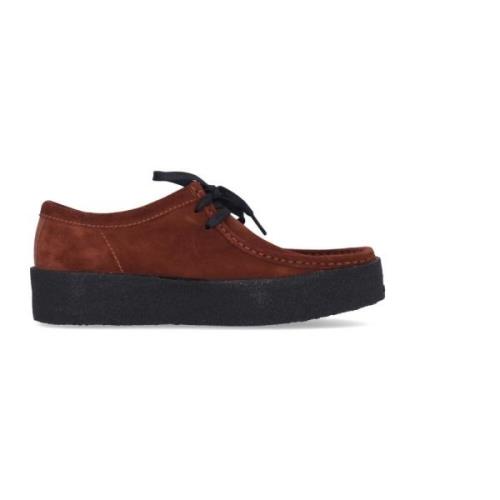 Clarks Rust Suede Wallabee Cup Moccasin Brown, Herr