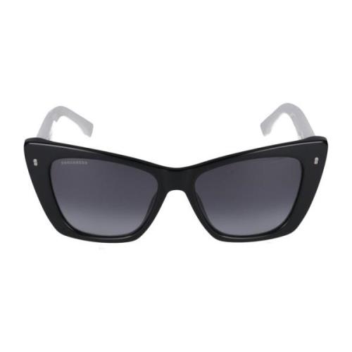 Dsquared2 Ikoniska Solglasögon Modell 0006/S Black, Dam