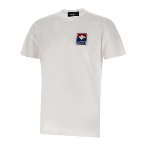 Dsquared2 Vita T-shirts och Polos White, Herr