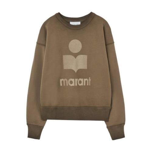 Isabel Marant Grön Logotröja Beige, Dam