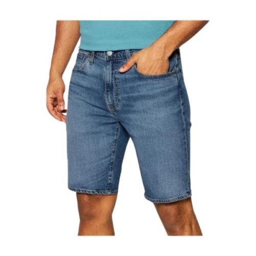 Levi's Blå Denim Shorts Regular Fit Bermuda Blue, Herr