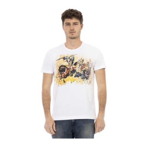 Trussardi Kortärmad Rund Hals T-shirt White, Herr