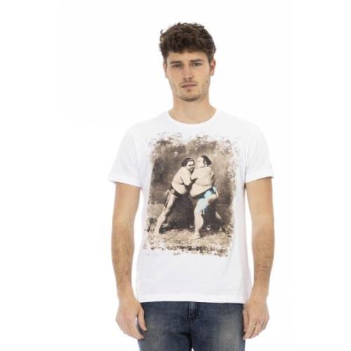 Trussardi Kortärmad Rund Hals T-shirt White, Herr