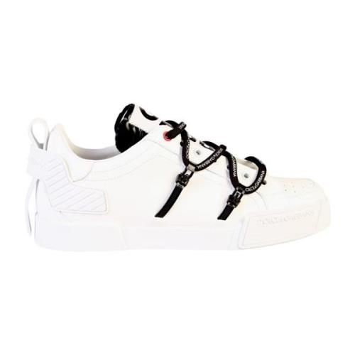 Dolce & Gabbana Vita Barock Logo Sneakers White, Herr