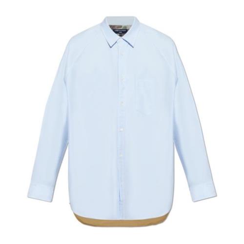 Comme des Garçons Oversize skjorta Blue, Herr