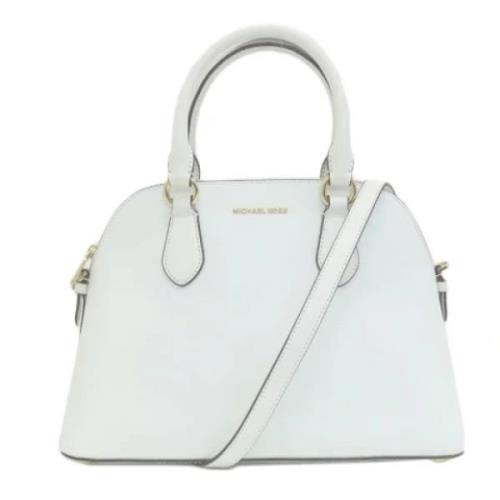 Michael Kors Pre-owned Pre-owned Canvas handvskor White, Dam