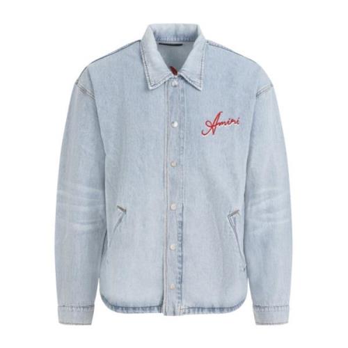 Amiri Resort Club Coach Jacket Blue, Herr