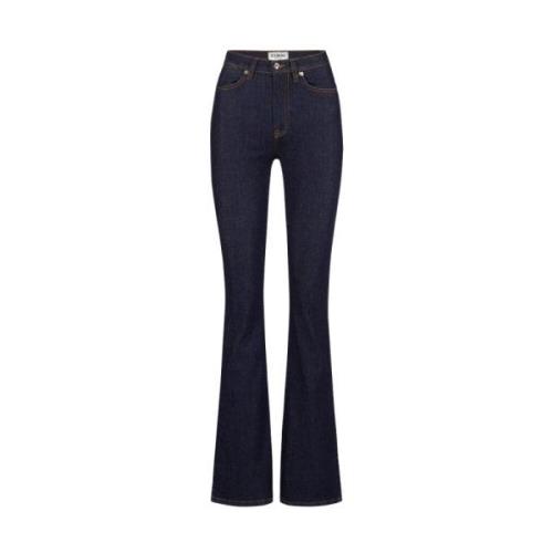 Iceberg Skinny Flare Denim Byxor Blue, Dam