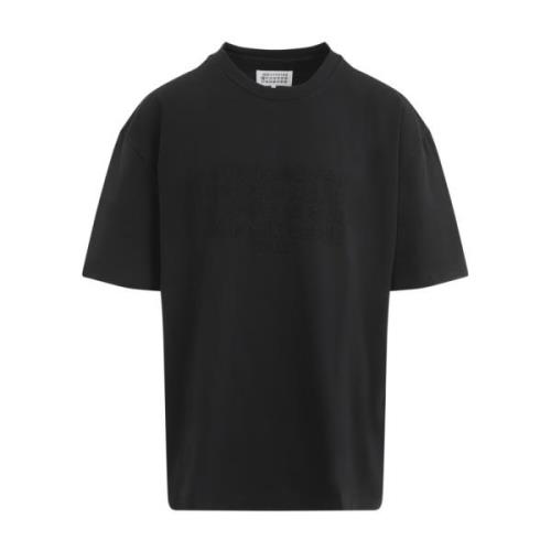 Maison Margiela Tvättad Svart T-shirt Black, Herr