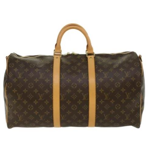 Louis Vuitton Vintage Pre-owned Canvas resvskor Brown, Dam